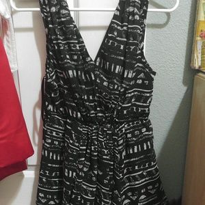 V-line slip on dress